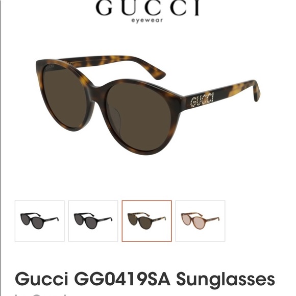 Gucci Sunglasses GG 419 SA col 002 Tort - Picture 4 of 10
